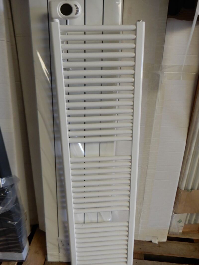 Elektrische handdoekradiator, DRL, Claudia, wit, 1411x400 – kavel bij Onlineveilingmeester, Assen
