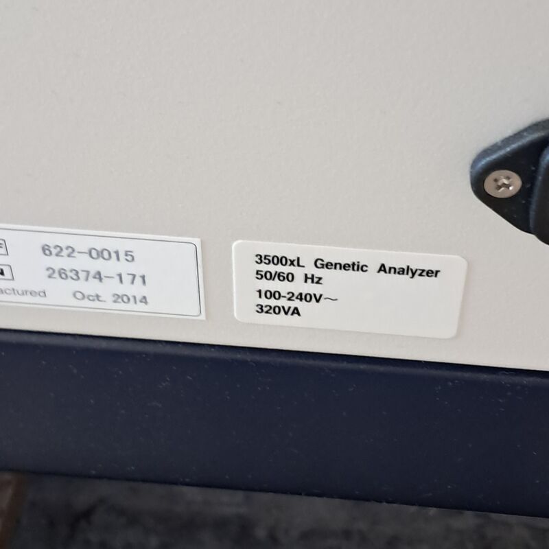 Analysesysteem, Applied Biosystems Hitachi, 3500xL Genetic Analyzer, 2014 – foto 7 – kavel bij Domeinen Roerende Zaken, Groningen