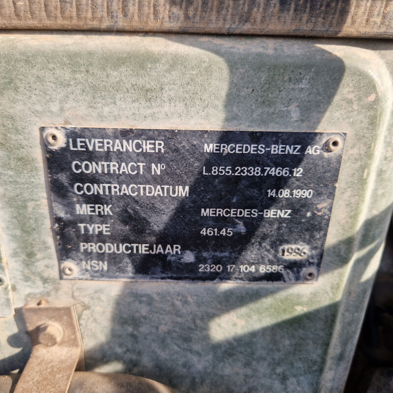Voertuig, incompleet, Mercedes Benz, 290GD, 1996 – foto 8 – kavel bij Domeinen Roerende Zaken, Soesterberg