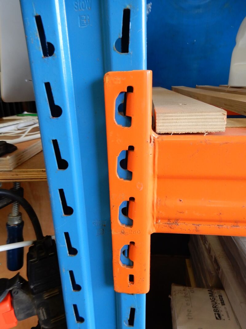 Ca. 6,1mtr Palletstelling, oranje/blauw – foto 4 – kavel bij Onlineveilingmeester, Assen