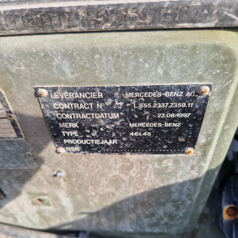Voertuig, incompleet, Mercedes Benz, 290GD – foto 7 – kavel bij Domeinen Roerende Zaken, Soesterberg