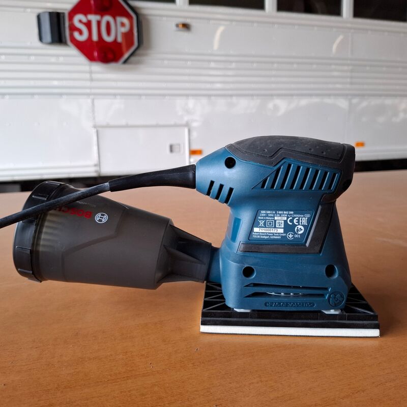 Vlakschuurmachine Bosch, GSS 160-1 A – foto 3 – kavel bij Onlineveilingmeester, Winsum