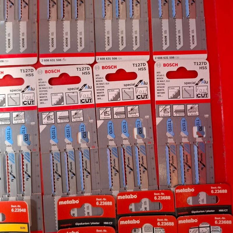 Ca. 69x Diverse decoupeerzaag zaagblad Metabo en Bosch – foto 6 – kavel bij Onlineveilingmeester, Winsum