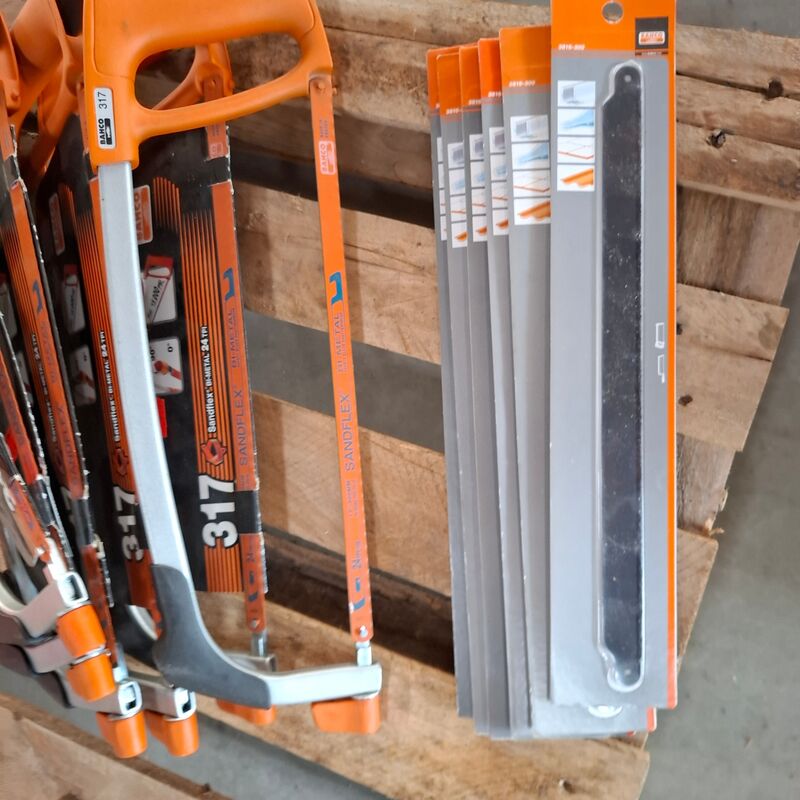 6x Ijzerzaag met 6x extra blad Bahco, 317 – foto 4 – kavel bij Onlineveilingmeester, Winsum