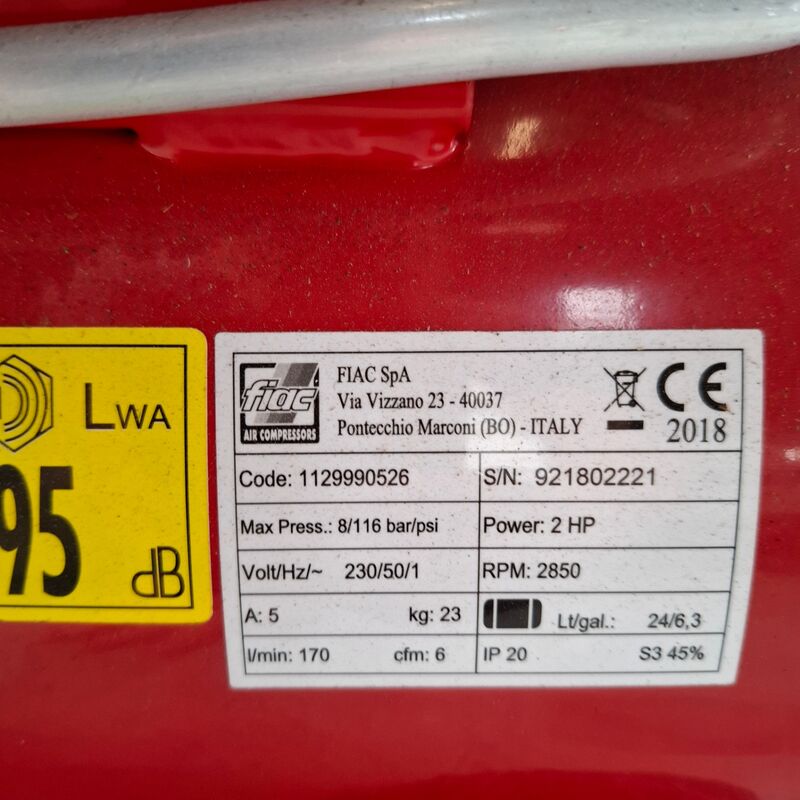 Compressor Fiac, Cosmos 2420 – foto 2 – kavel bij Onlineveilingmeester, Winsum