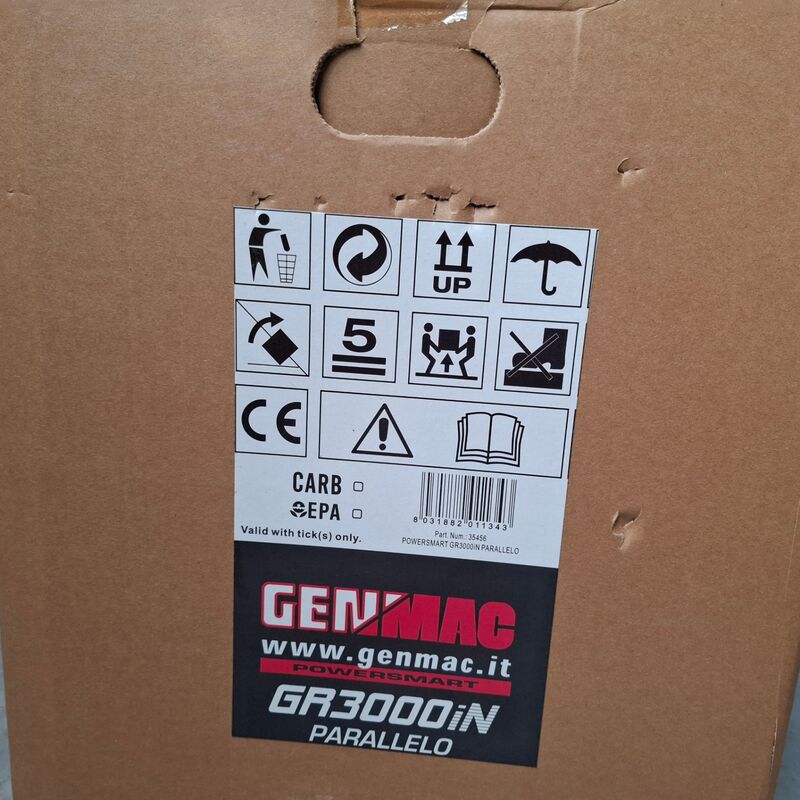 Generator Genmac, GR3000iN – foto 7 – kavel bij Onlineveilingmeester, Winsum