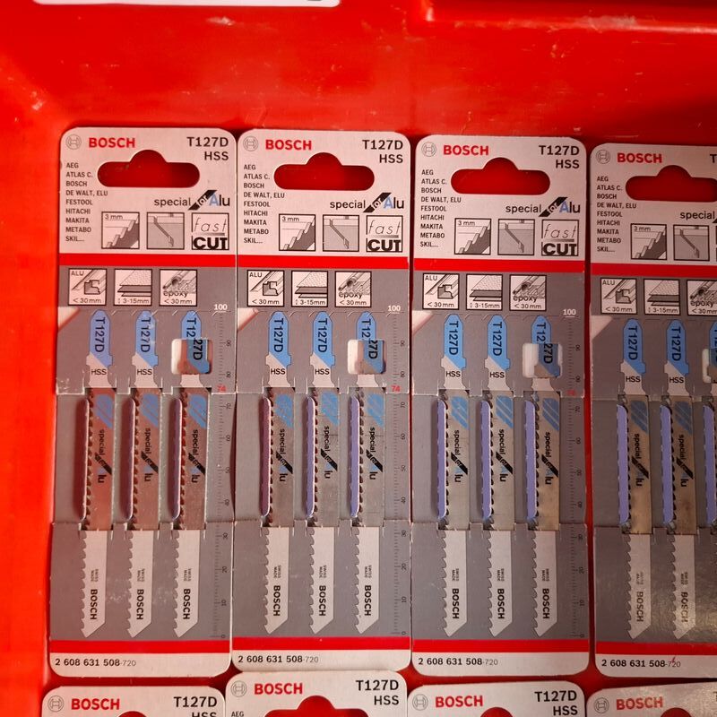 Ca. 69x Diverse decoupeerzaag zaagblad Metabo en Bosch – foto 2 – kavel bij Onlineveilingmeester, Winsum