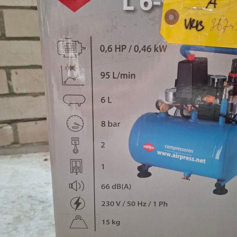 Compressor Airpress, L 6-95 – foto 3 – kavel bij Onlineveilingmeester, Winsum