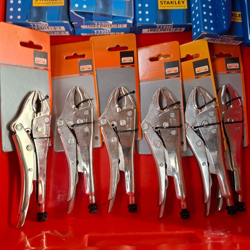 6x Popnageltang met 6x klemtang o.a. Bahco – foto 3 – kavel bij Onlineveilingmeester, Winsum