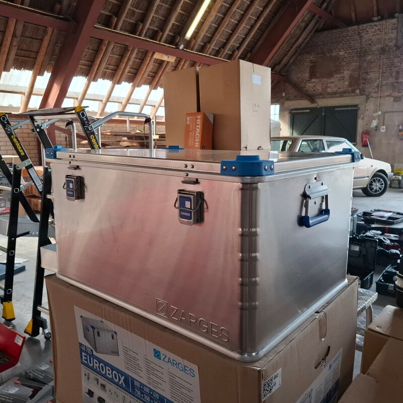 Aluminium opslagbak Zarges – kavel bij Onlineveilingmeester, Winsum