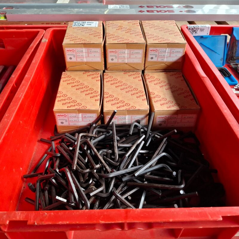 Ca. 500x Inbussleutel AMF, 6mm – kavel bij Onlineveilingmeester, Winsum