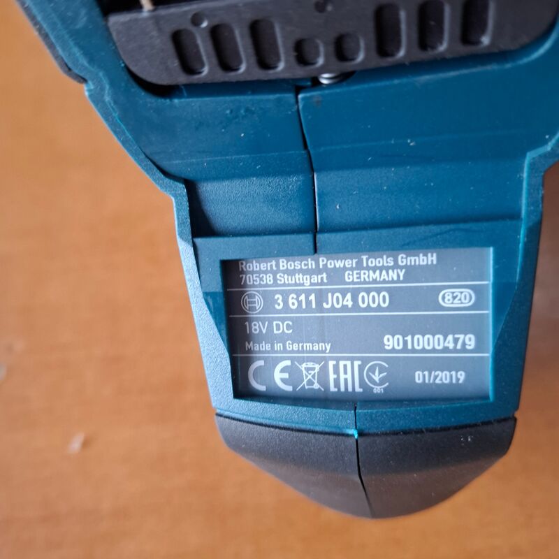 Accu klopboormachine Bosch, GBH 18 V-EC, bouwjaar 2019 – foto 5 – kavel bij Onlineveilingmeester, Winsum