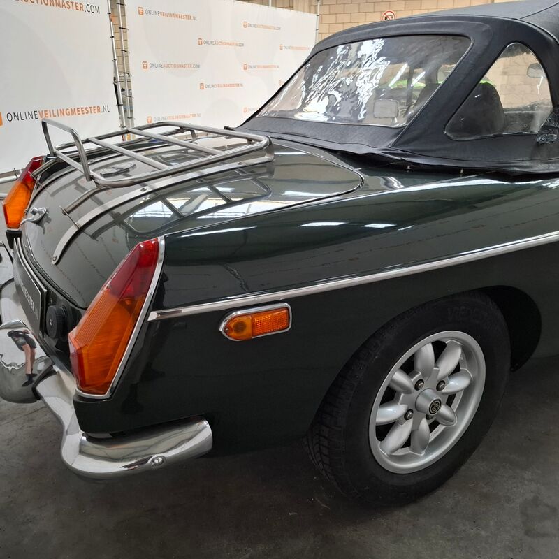 Personenauto, MG, B type, 1.8 Roadster, 1974 – foto 8 – kavel bij Domeinen Roerende Zaken, Soesterberg