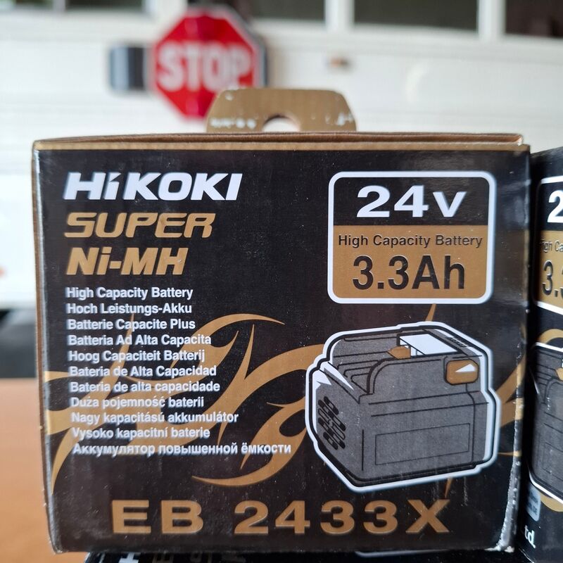4x Accu Hikoki, EB 2433X 24V 3.3Ah – foto 2 – kavel bij Onlineveilingmeester, Winsum
