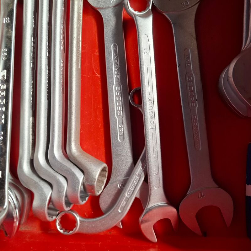 Ca. 50x Diverse sleutels 2x Facom, 48x Gedore – foto 6 – kavel bij Onlineveilingmeester, Winsum