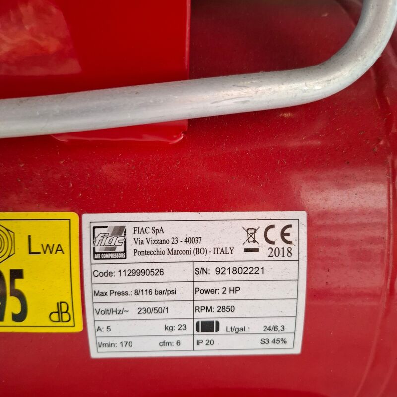 Compressor Fiac, Cosmos 2420 – foto 2 – kavel bij Onlineveilingmeester, Winsum