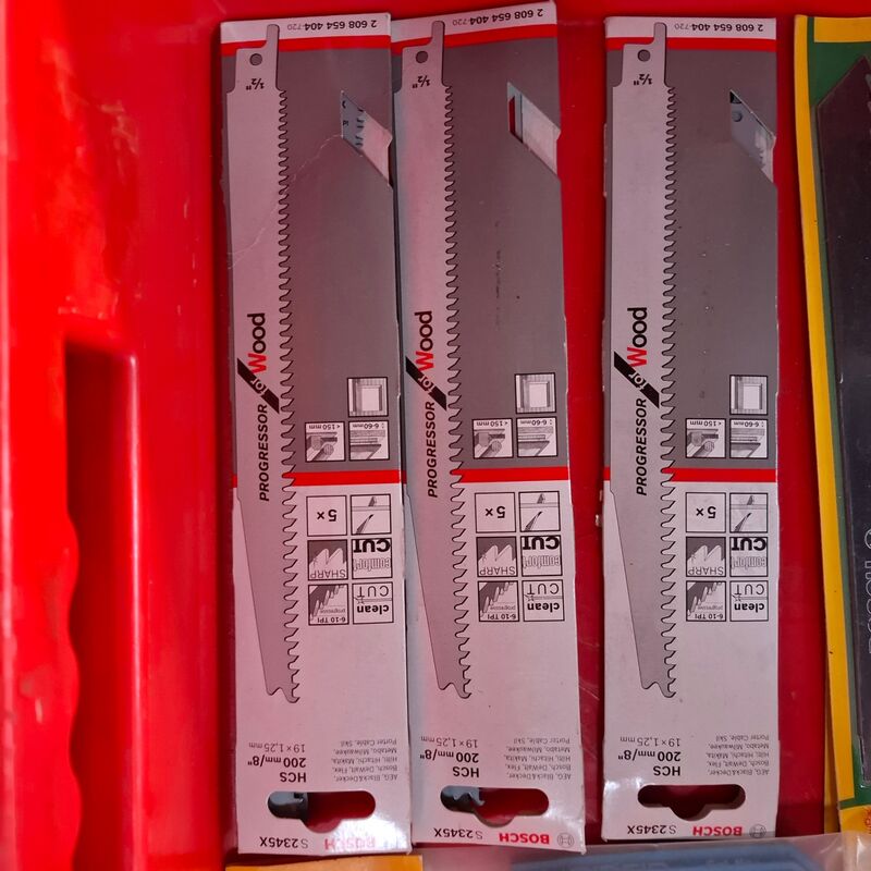 Ca. 170x Diverse recipro zaagbladen o.a. Ridgid, Phantom – foto 2 – kavel bij Onlineveilingmeester, Winsum