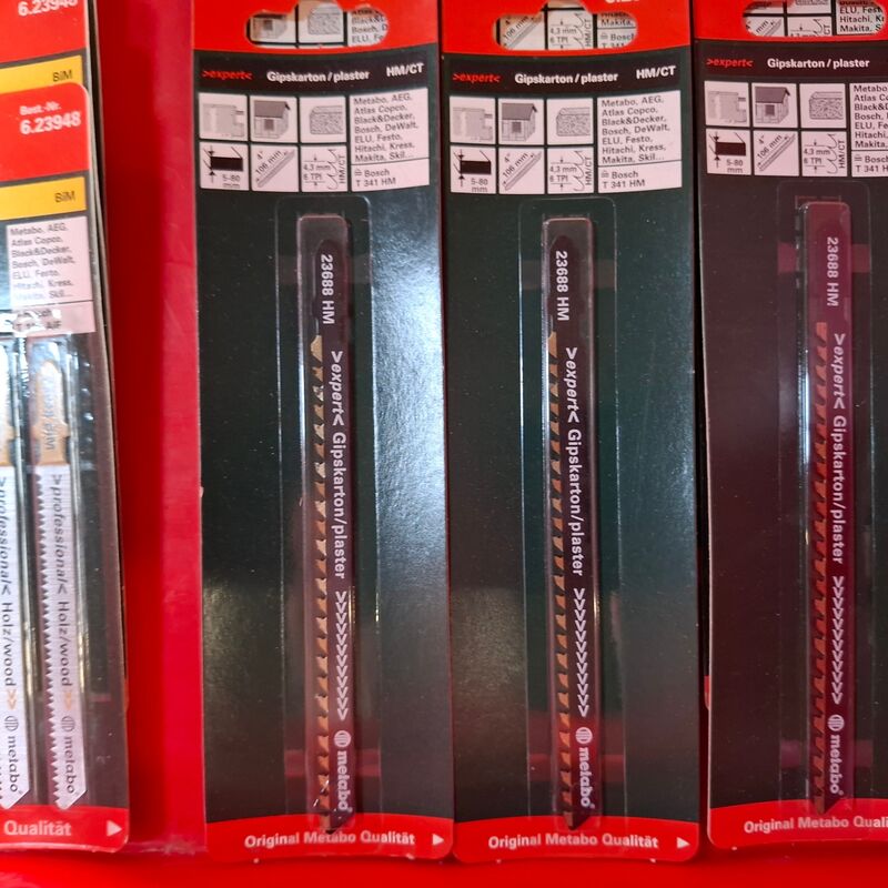 Ca. 69x Diverse decoupeerzaag zaagblad Metabo en Bosch – foto 9 – kavel bij Onlineveilingmeester, Winsum