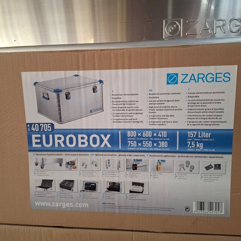 Aluminium opslagbak Zarges – foto 5 – kavel bij Onlineveilingmeester, Winsum