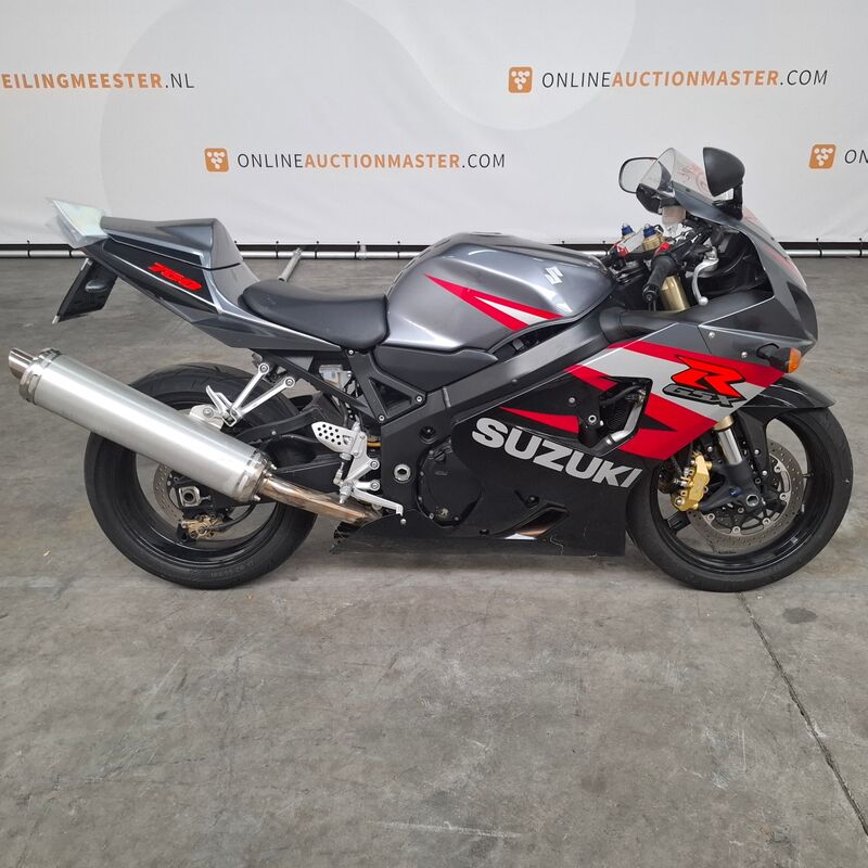 Motorfiets, Suzuki, GSX R 750, 2004 – kavel bij Domeinen Roerende Zaken, Soesterberg