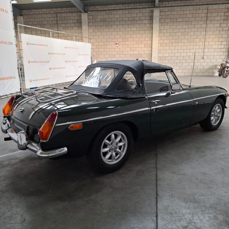 Personenauto, MG, B type, 1.8 Roadster, 1974 – foto 9 – kavel bij Domeinen Roerende Zaken, Soesterberg