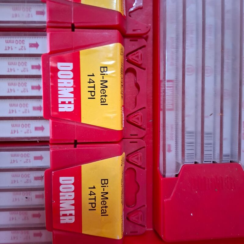 6x set a 100 stuks Zaagblad Dormer, Bi-metal 14TPI, Bi-metal 18TPI – foto 3 – kavel bij Onlineveilingmeester, Winsum