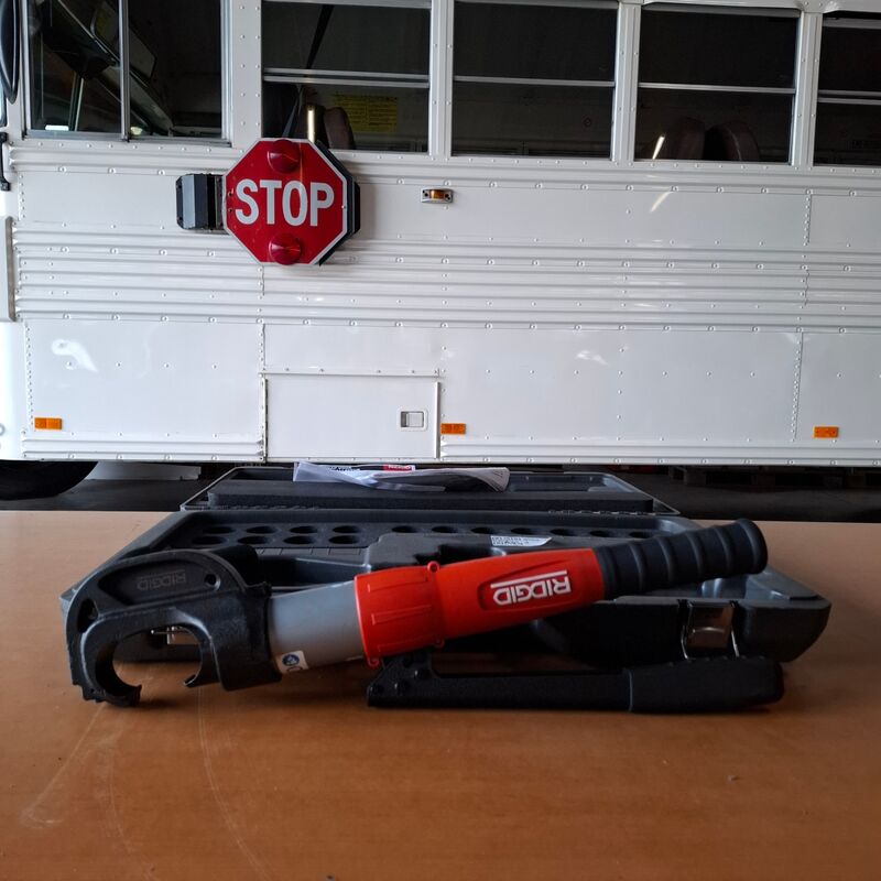 Hydraulisch krimpgereedschap Ridgid, RE 130-M – foto 2 – kavel bij Onlineveilingmeester, Winsum