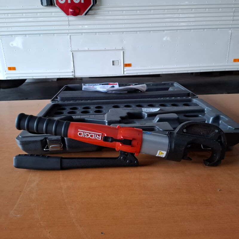 Hydraulisch krimpgereedschap Ridgid, RE 130-M – foto 5 – kavel bij Onlineveilingmeester, Winsum