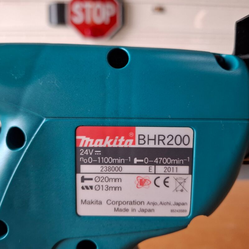 Accu klopboormachine Makita, BHR200, bouwjaar 2011 – foto 4 – kavel bij Onlineveilingmeester, Winsum