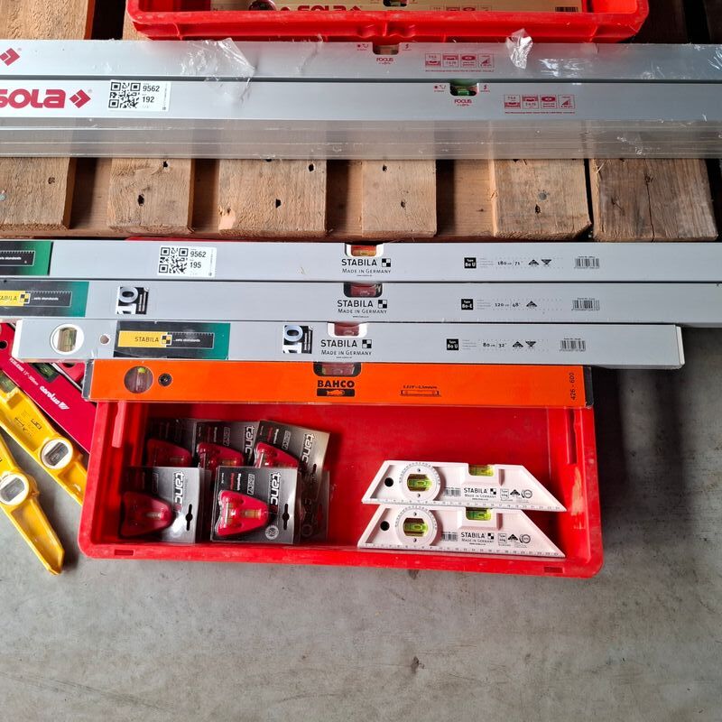 Ca. 26x Diverse waterpas o.a. Bahco – foto 2 – kavel bij Onlineveilingmeester, Winsum