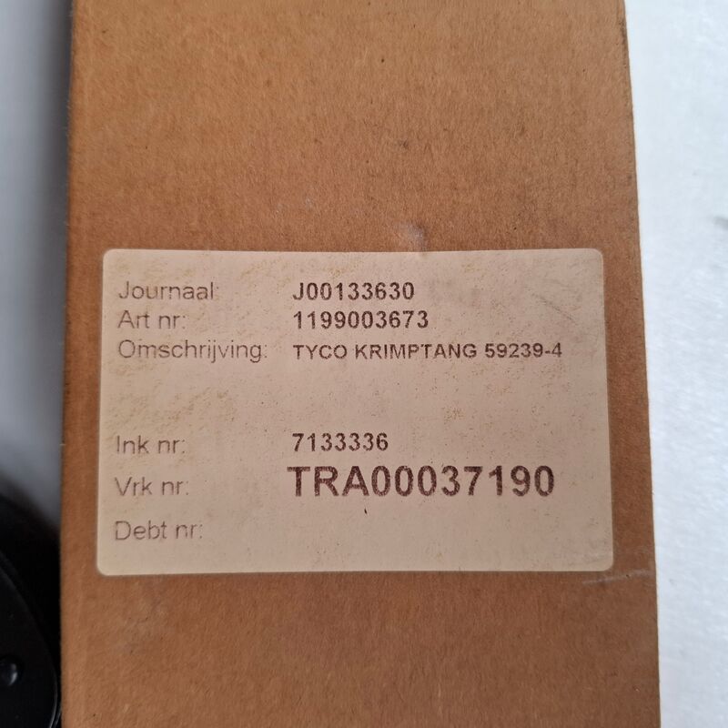 Krimptang Tyco, AMP PIDG – foto 4 – kavel bij Onlineveilingmeester, Winsum