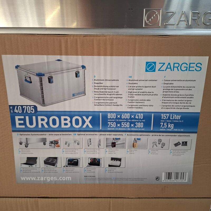 Aluminium opslagbak Zarges – foto 5 – kavel bij Onlineveilingmeester, Winsum