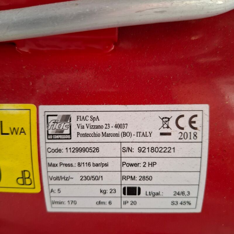 Compressor Fiac, Cosmos 2420 – foto 4 – kavel bij Onlineveilingmeester, Winsum