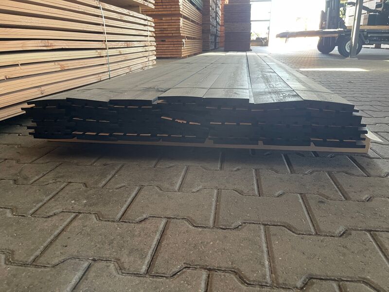 Ca. 42x Grenen Acoustic Design Profiel, 22x142mm, lengte 420cm – foto 2 – kavel bij Onlineveilingmeester