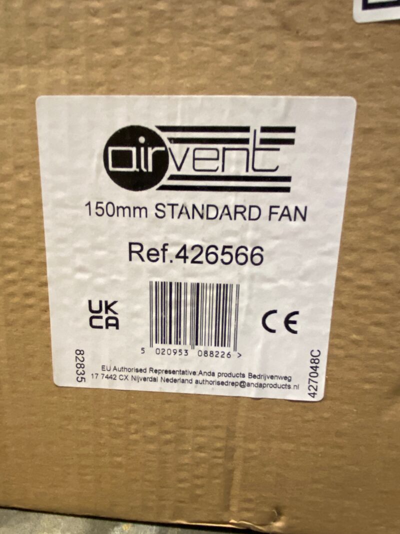 5x Badkamerventilator Ø150mm, Airvent – foto 4 – kavel bij Onlineveilingmeester, Gramsbergen