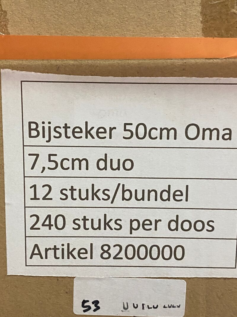 Ca. 2150x Bijsteker 50 cm oma, Sarah – foto 4 – kavel bij Onlineveilingmeester, Gramsbergen