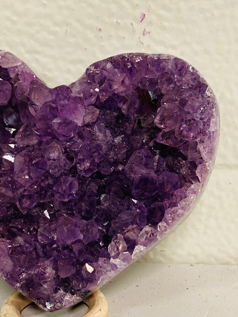 Amethist hart met Chalcedoon rand – foto 3 – kavel bij Onlineveilingmeester, Gramsbergen