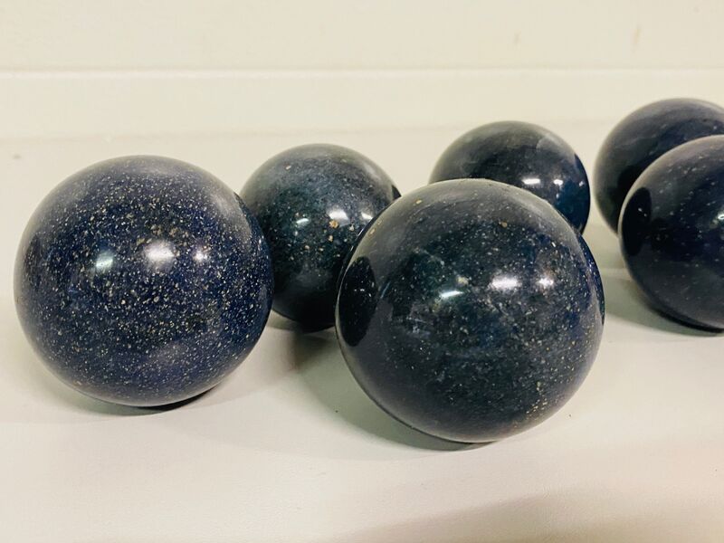 6x Lazuliet bollen – foto 2 – kavel bij Onlineveilingmeester, Gramsbergen