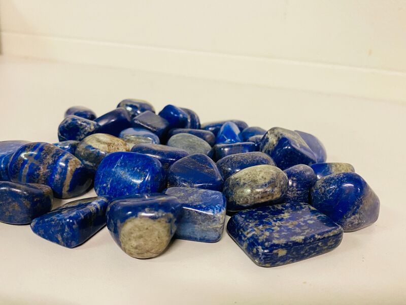 Lapis Lazuli trommelstenen, L/XL – foto 3 – kavel bij Onlineveilingmeester, Gramsbergen