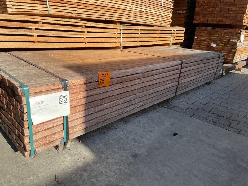 Ca. 180x Angelim Pedra Regels Geschaafd, 35x50mm, lengte 305cm – foto 3 – kavel bij Onlineveilingmeester