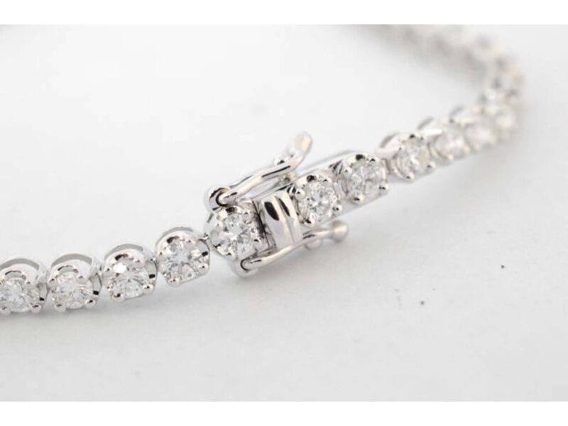 Tennisarmband met 1.30 carat diamanten – foto 4 – kavel bij Onlineveilingmeester