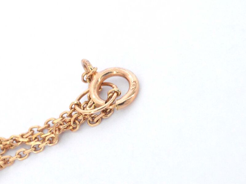 Gouden halsketting met diamanten – foto 7 – kavel bij Onlineveilingmeester