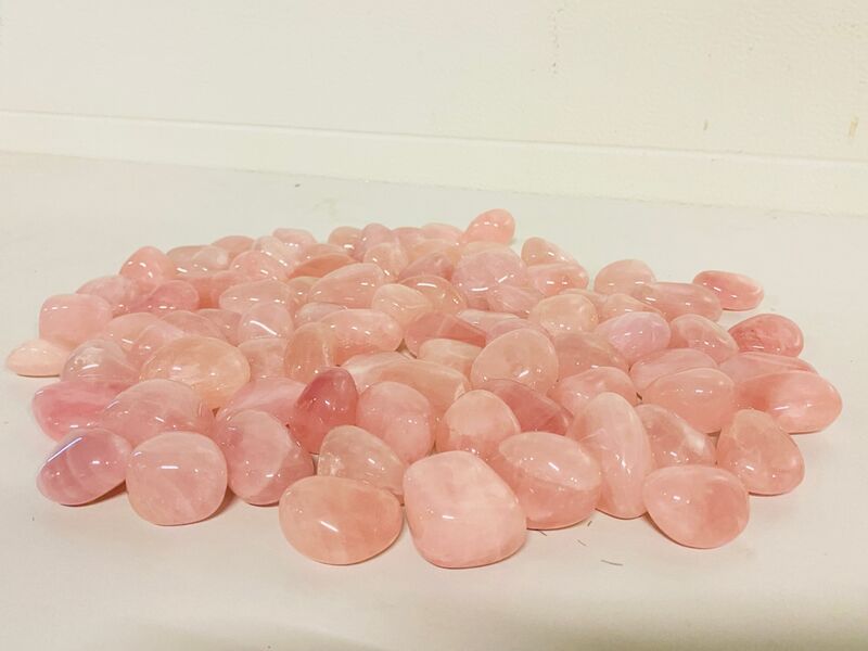 3 kilo Rozenkwarts trommelstenen (XXL) – foto 2 – kavel bij Onlineveilingmeester, Gramsbergen