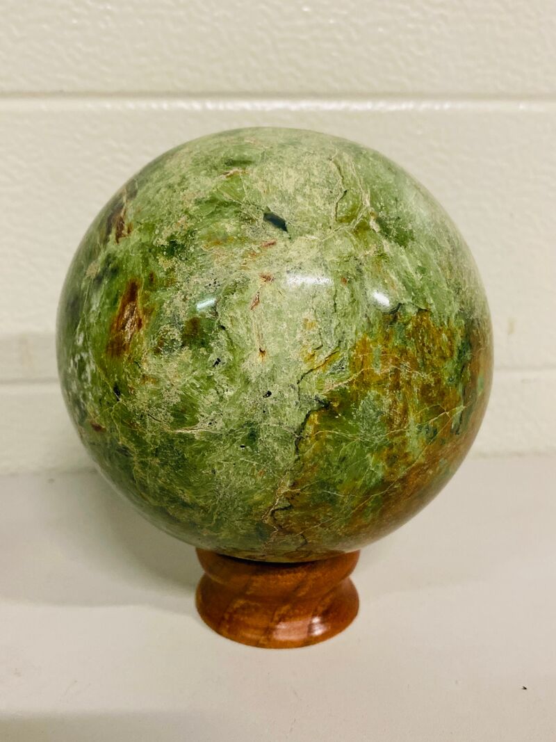 Chrysopraas bol, XL – foto 2 – kavel bij Onlineveilingmeester, Gramsbergen