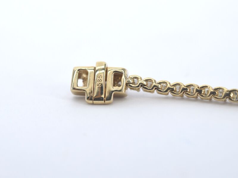 Gouden tennisarmband met diamanten 1.00 carat – foto 4 – kavel bij Onlineveilingmeester