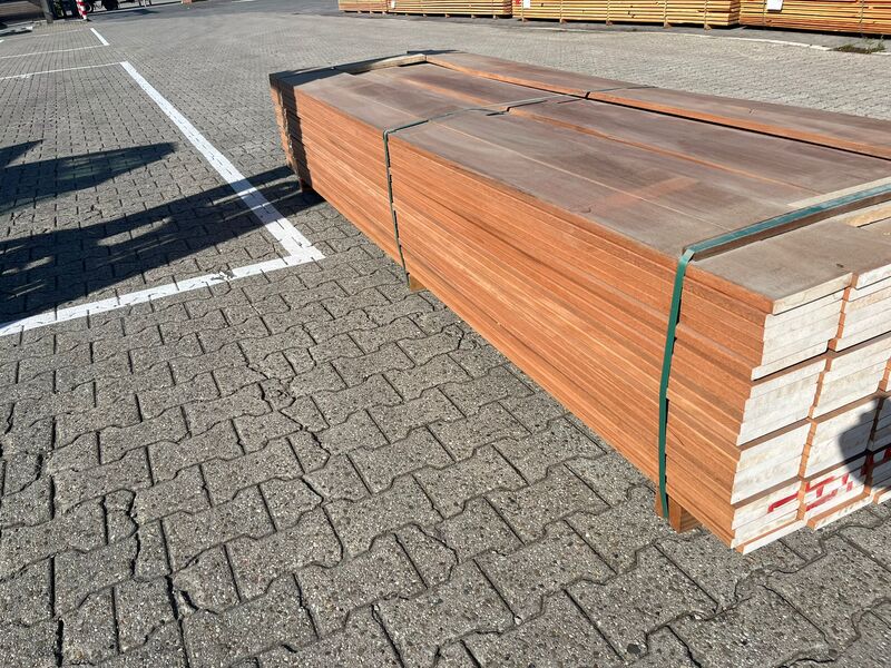 Ca. 70x Hardhouten Planken Geschaafd, 21x145mm, lengte 245cm – foto 2 – kavel bij Onlineveilingmeester