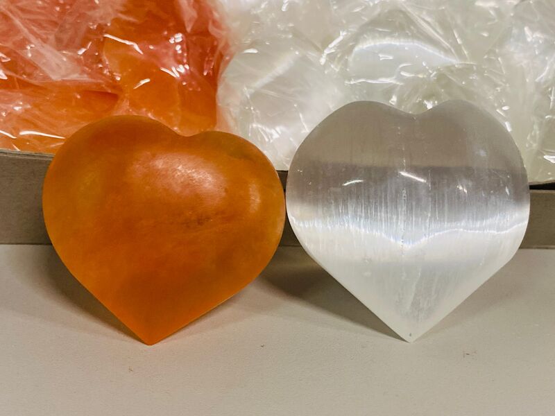 Ca. 24x Seleniet hart wit / oranje – foto 2 – kavel bij Onlineveilingmeester, Gramsbergen