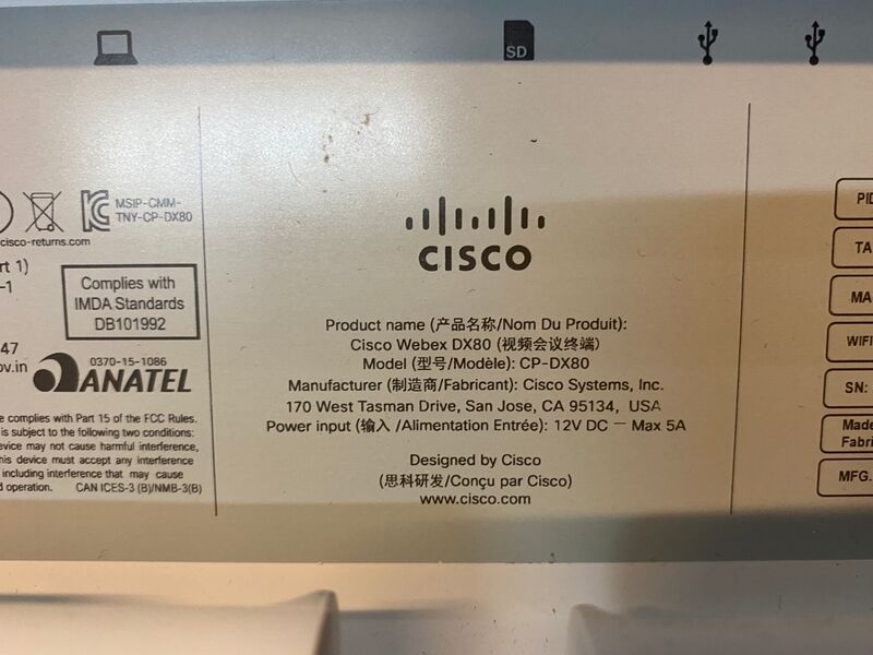 2x Switch en Beeldscherm, Cisco Webex DX80, HDMI KVM – foto 6 – kavel bij Onlineveilingmeester, Gramsbergen