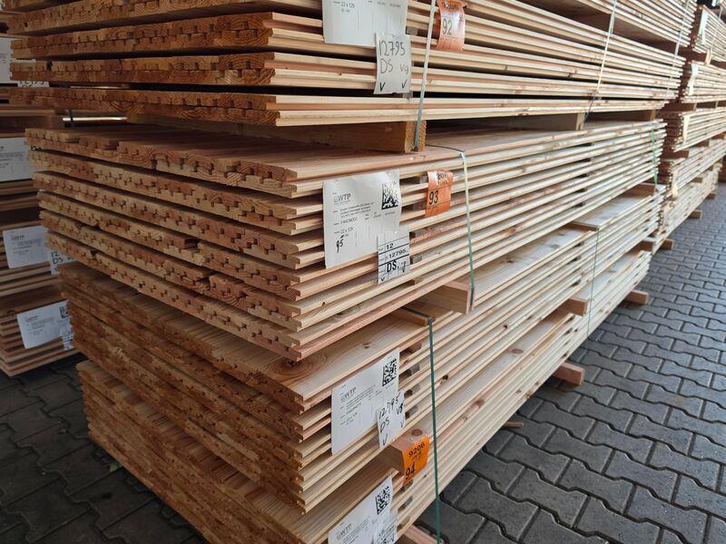 Ca. 95x Douglas Design – Triple – Deens profiel, 22x142mm, lengte 300cm – foto 4 – kavel bij Onlineveilingmeester