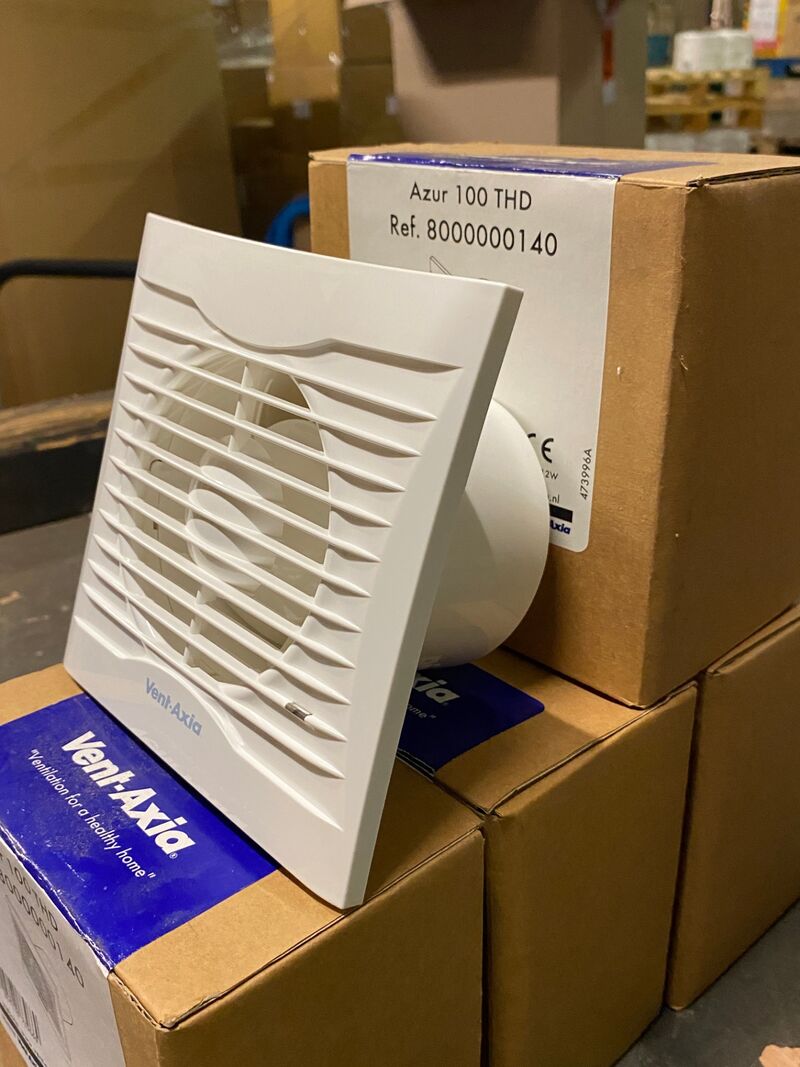 4x Buisventilator 100mm mixed flow met timer, Vent-Axia – foto 3 – kavel bij Onlineveilingmeester, Gramsbergen